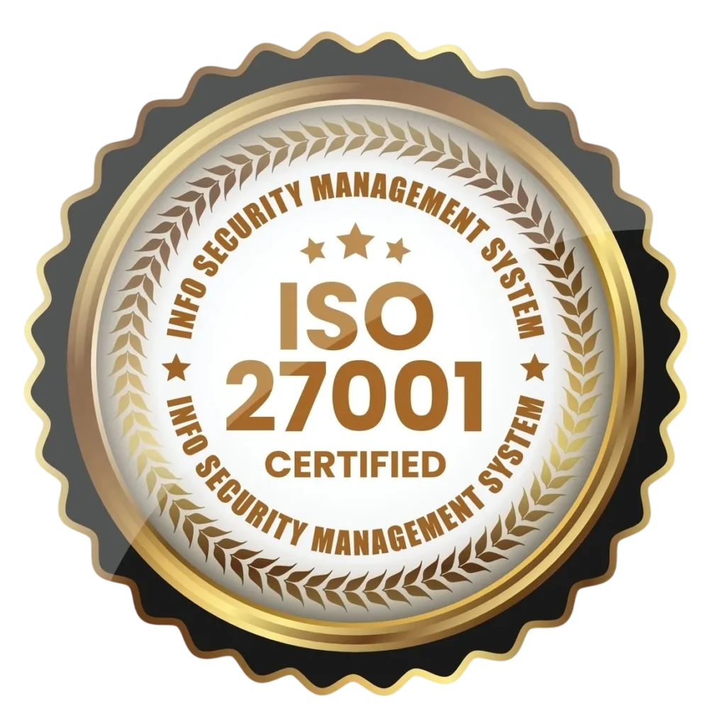 ISO 27001 certified information security management system