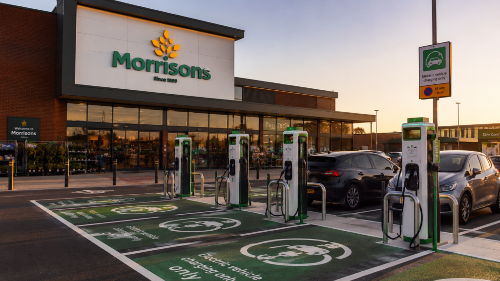 ev charging next to morrisons