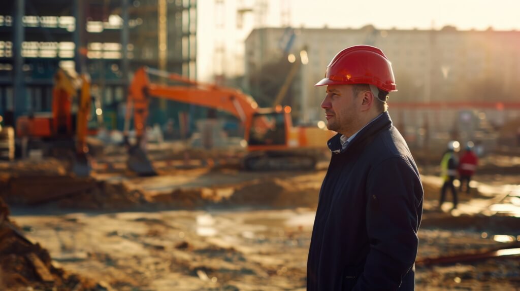 Construction Project Management on site